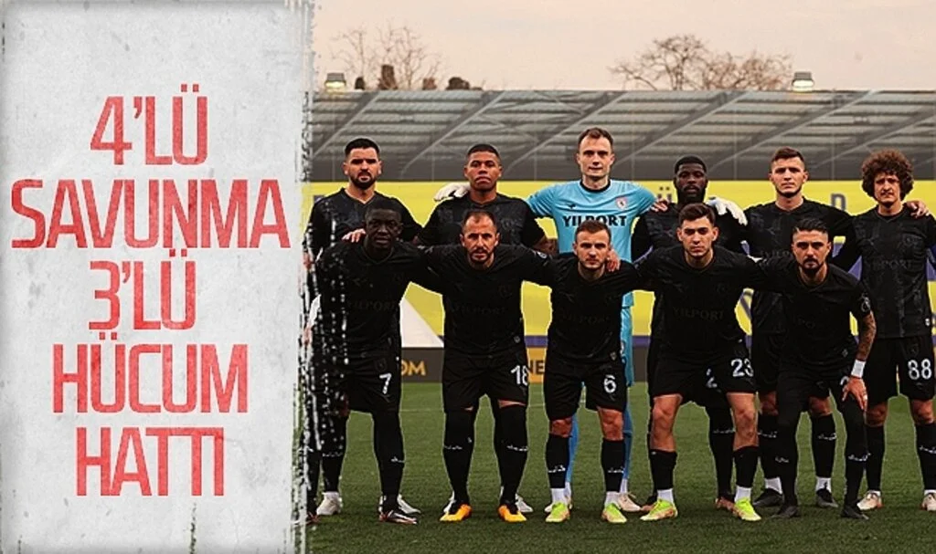Samsunspor'da 4'lü savunma 3'lü hücum hattı