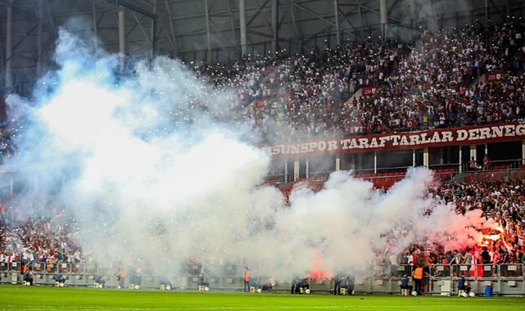 Samsunspor taraftarı muhteşemdi