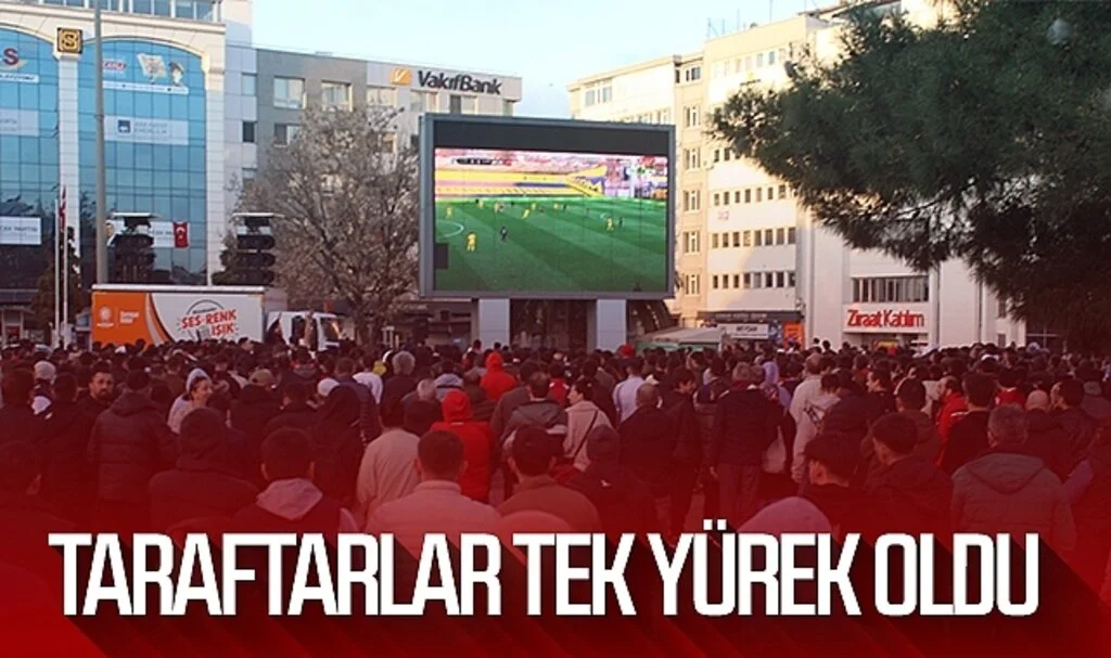 Samsunspor taraftarı tek yürek oldu