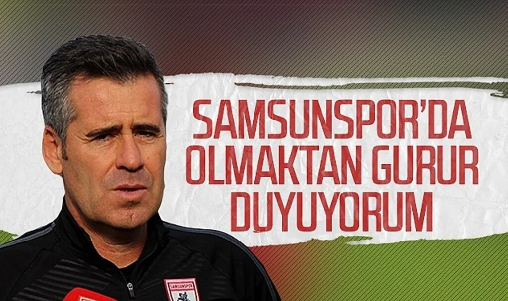 Samsunspor Teknik Direktörü Hüseyin Eroğlu: Samsunspor'da olmaktan gurur duyuyorum