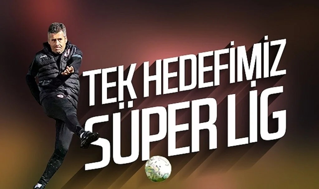 Samsunspor Teknik Direktörü Hüseyin Eroğlu: 'Tek hedefimiz Süper Lig'