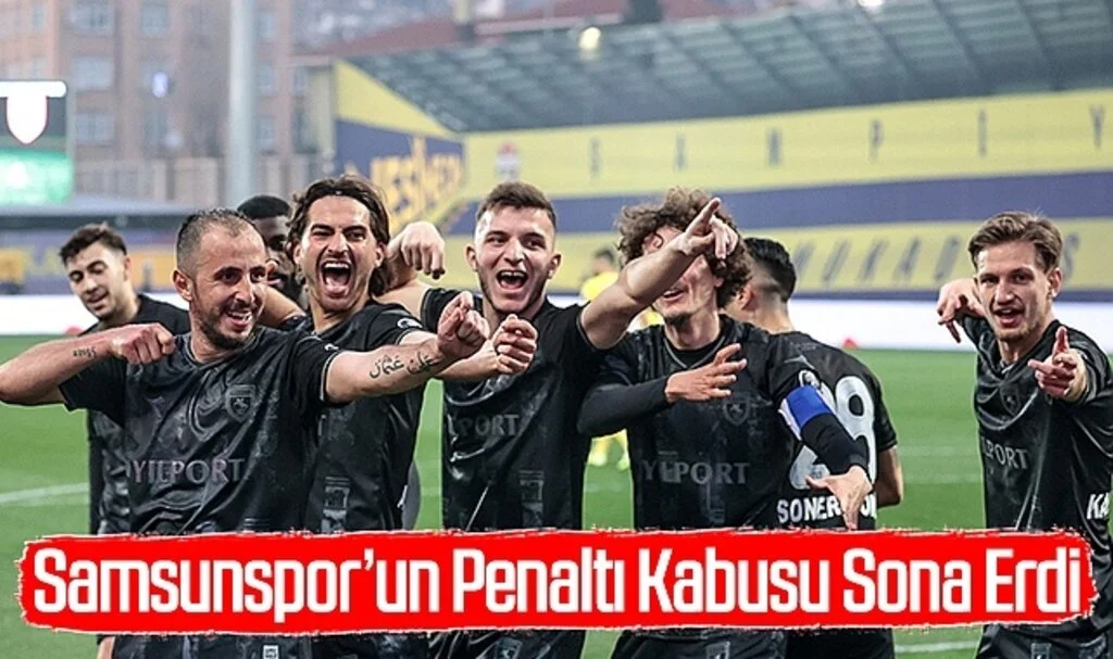 Samsunspor'un Penaltı Kabusu Sona Erdi