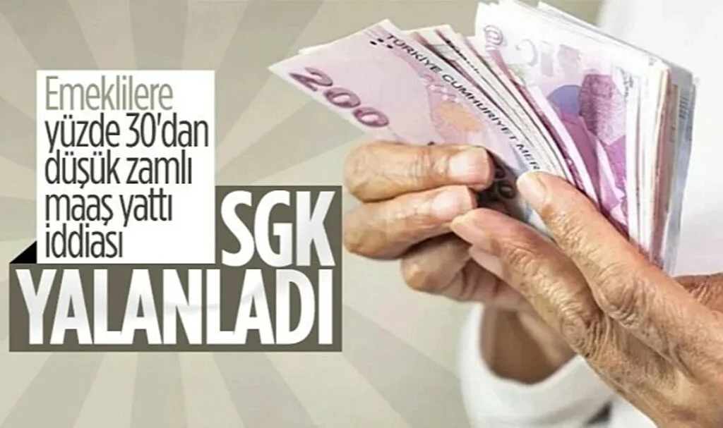 SGK, Emekli Maaşlarına Zamla İlgili İddiaları Yanıtladı
