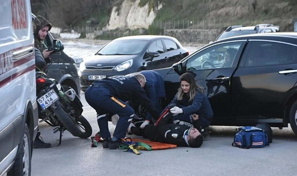 Sinop’ta Trafik Kazası: 1 Yaralı