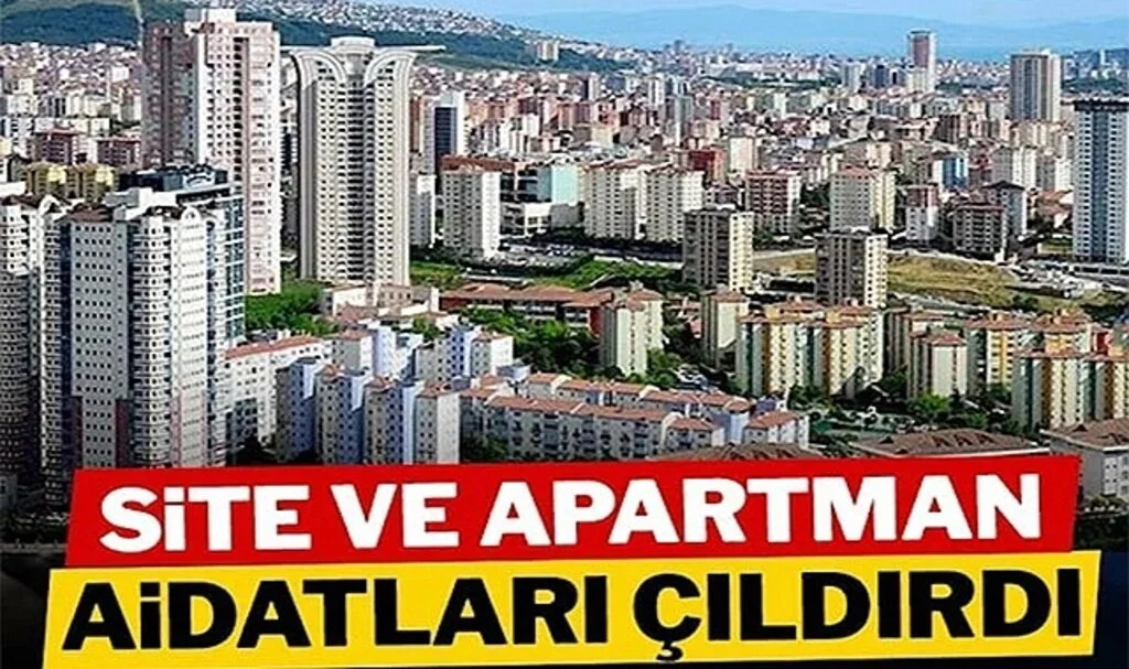 Site ve Apartman Aidatları Çıldırdı