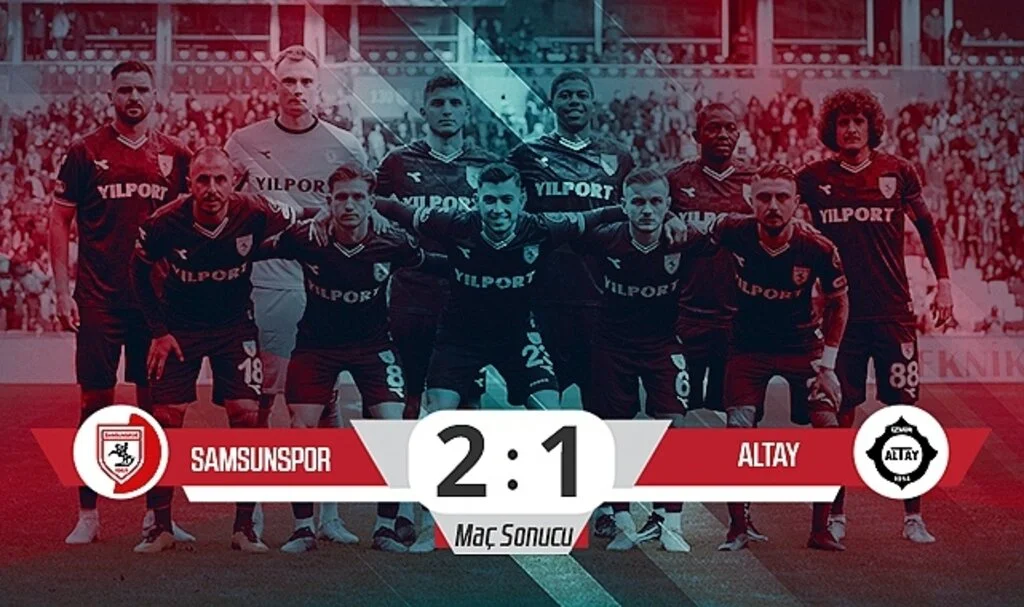Son Dakika! Samsunspor: 2 – Altay: 1 (Maç Sonucu)
