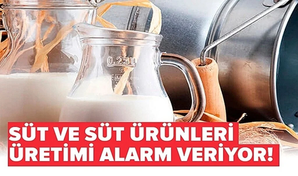 Süt ve Süt Ürünleri Üretimi Alarm Veriyor!