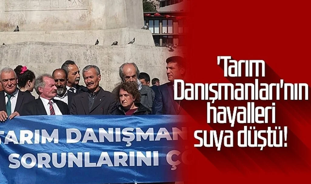 'Tarım Danışmanları'nın hayalleri suya düştü!