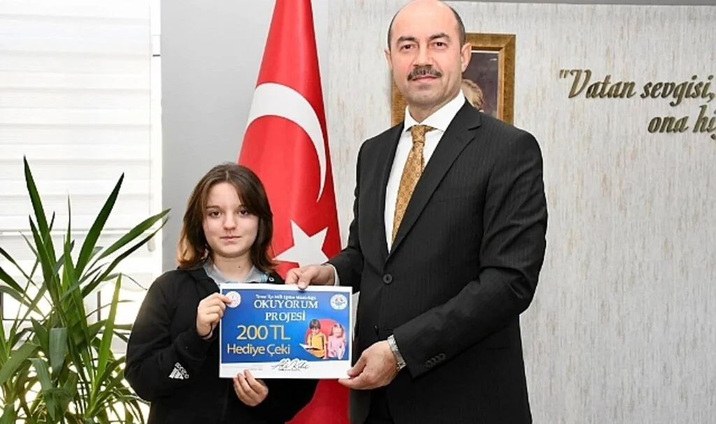 Terme'de En Çok Kitap Okuyana Ödül