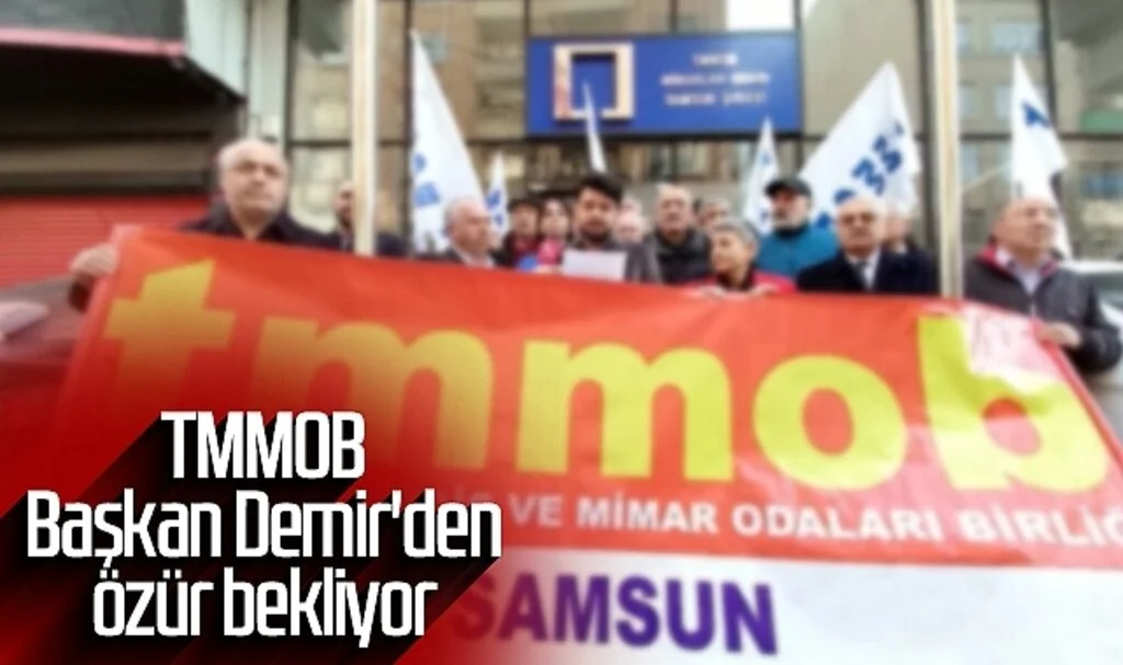TMMOB, SBB Başkanı Mustafa Demir'den özür bekliyor 