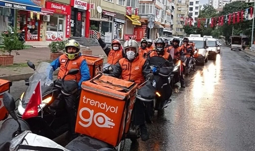 TrendyolGO Çalışanı Kuryeler İstanbul’da İş Bıraktı