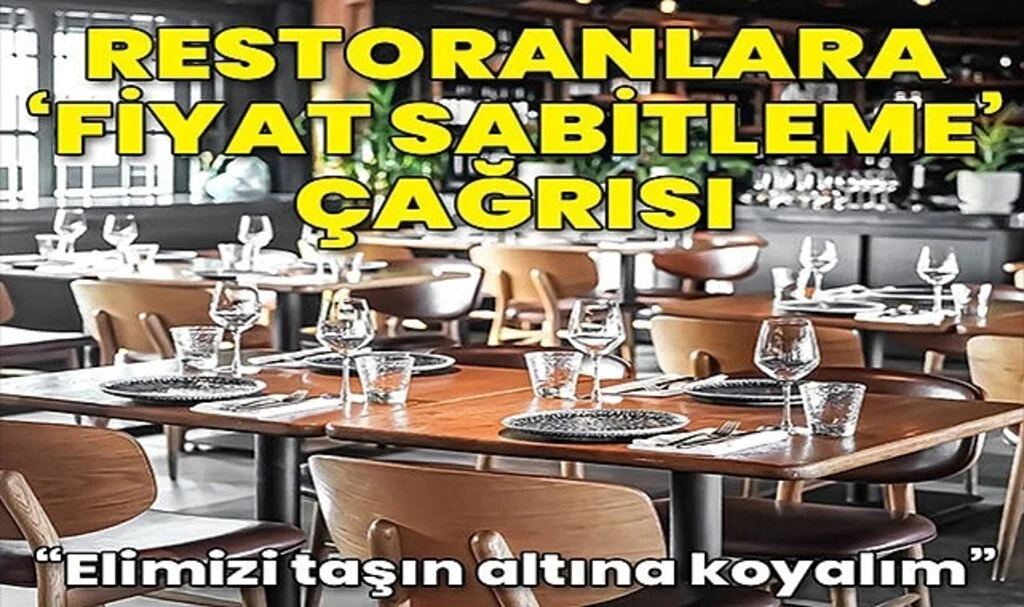 (TÜRES) Genel Başkanı Ramazan Bingöl'den Restoranlara 'Fiyat Sabitleme' Çağrısı