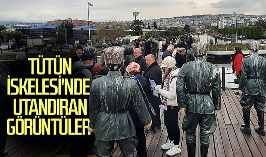 Tütün İskelesi'nde utandıran görüntüler 