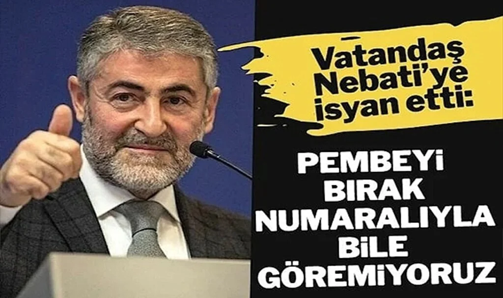 Vatandaştan Nebati’ye Tepki: Pembe gözlüğü bırak numaralı gözlükle bile göremiyoruz