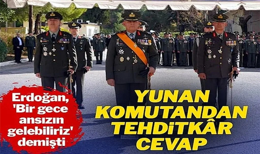 Yunanistan Genelkurmay Başkanı Floros Tehditkâr Konuştu