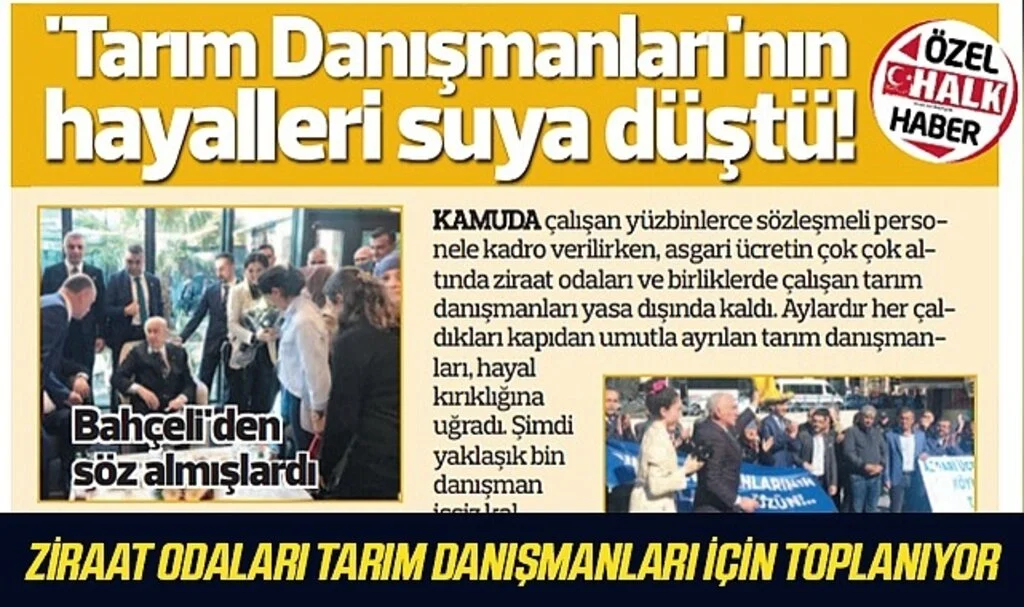 Ziraat Odaları Tarım Danışmanları İçin Toplanıyor 