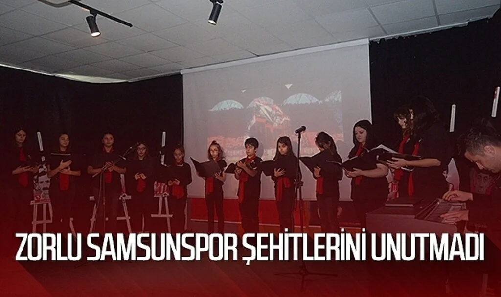 Zorlu Eğitim Kurumları Samsunspor şehitlerini andı