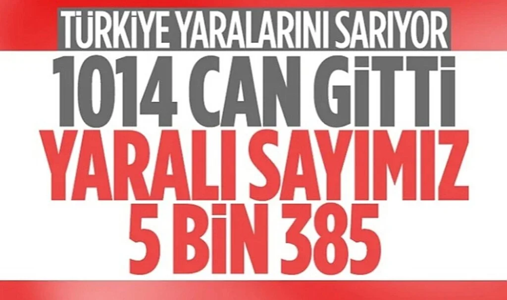 10 İli Etkileyen Kahramanmaraş Depreminin Bilançosu