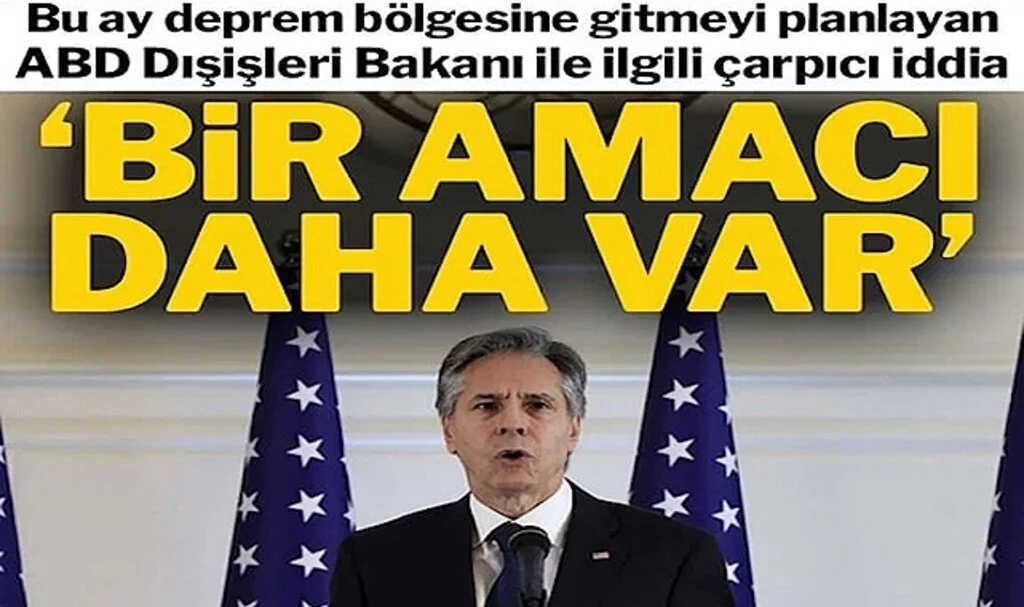 ABD Dün Açıkladı: Deprem Sonrasında Kritik Görüşme Hakkında Çarpıcı Analiz