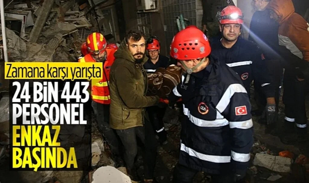 AFAD: 24 Bin 443 Personel Görevde
