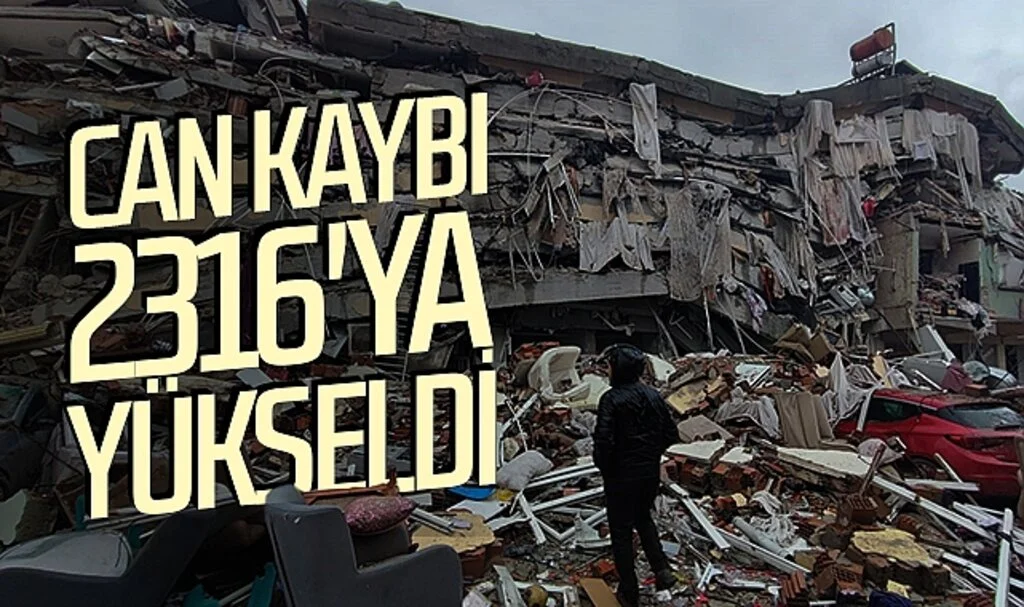 AFAD Müdürü Orhan Tatar açıkladı: Can kaybı 2 bin 316'ya yükseldi
