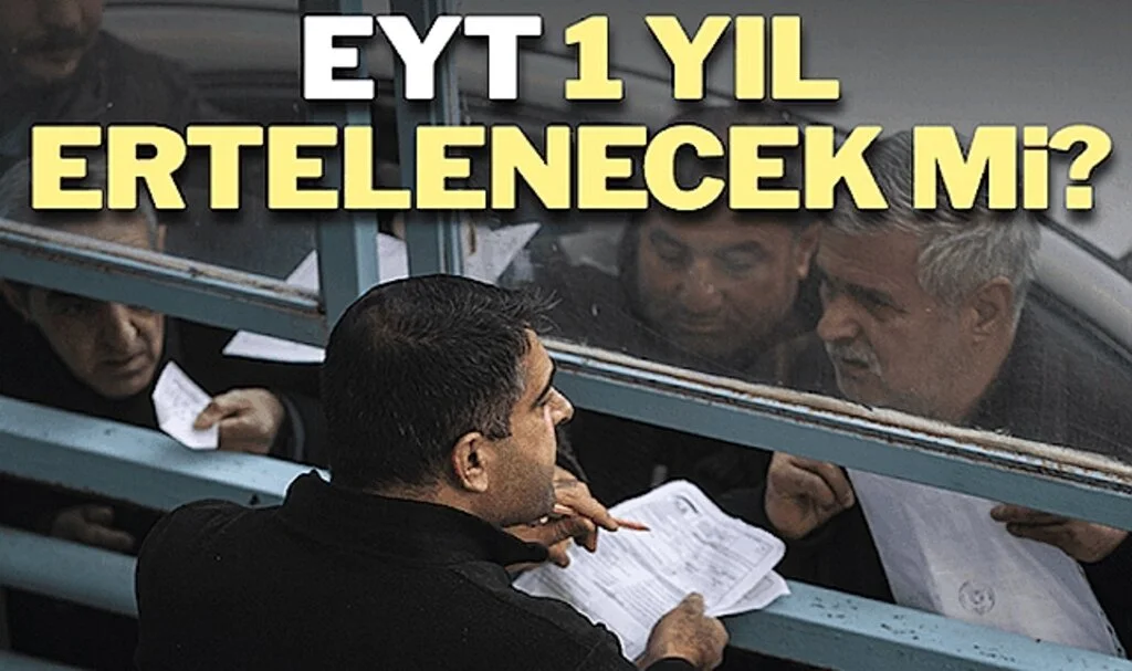 AK Parti MYK’da ‘EYT 1 Yıl Ertelensin’ Önerisi