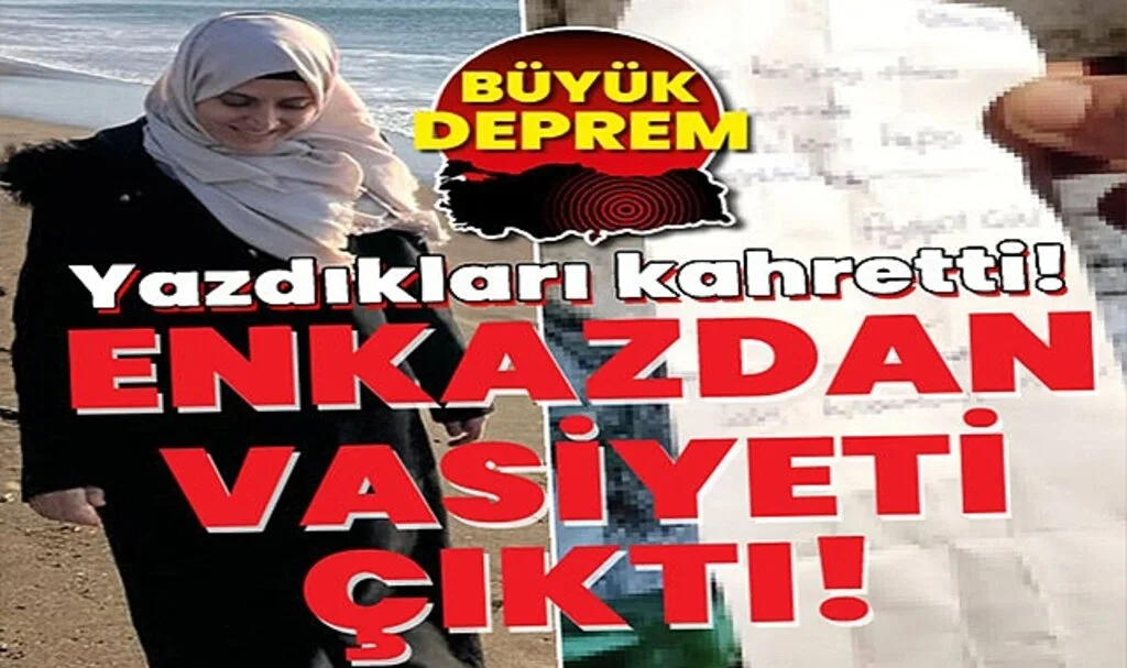 Antakya'daki Enkazda Çalışan Ekipler Buldukları Vasiyeti Ölen Kişinin Kardeşine Teslim Etti