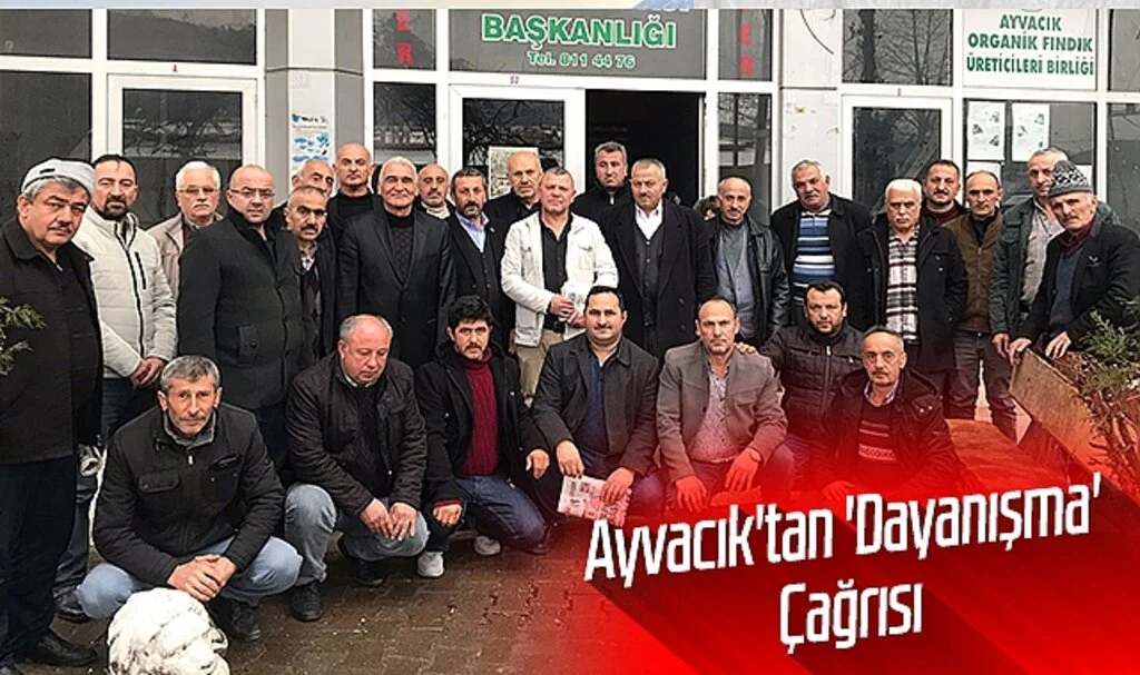 Ayvacık'tan 'Dayanışma' Çağrısı
