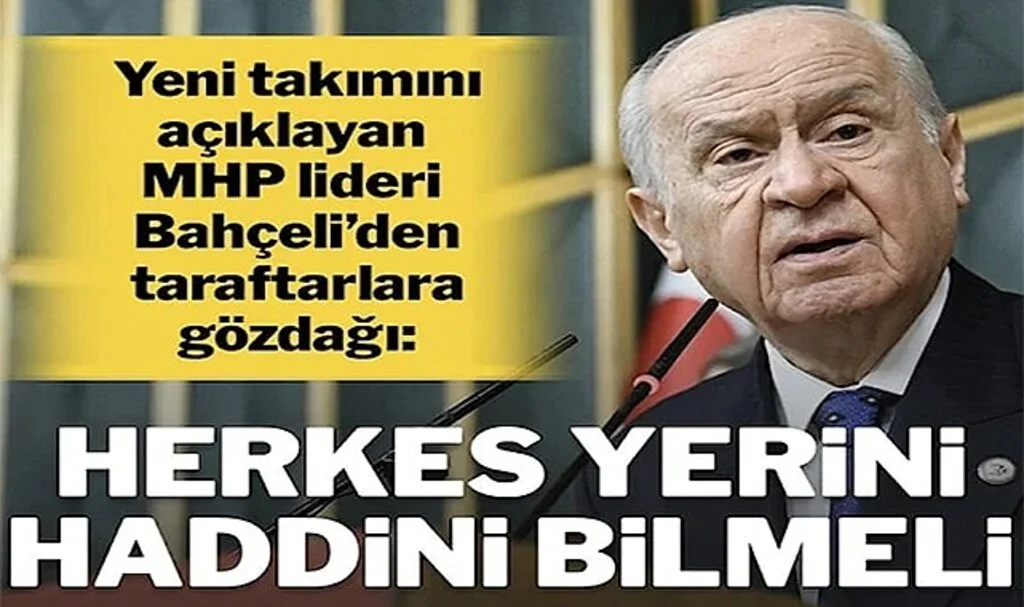 Bahçeli’den Taraftarlara: Herkes Haddini Bilmelidir