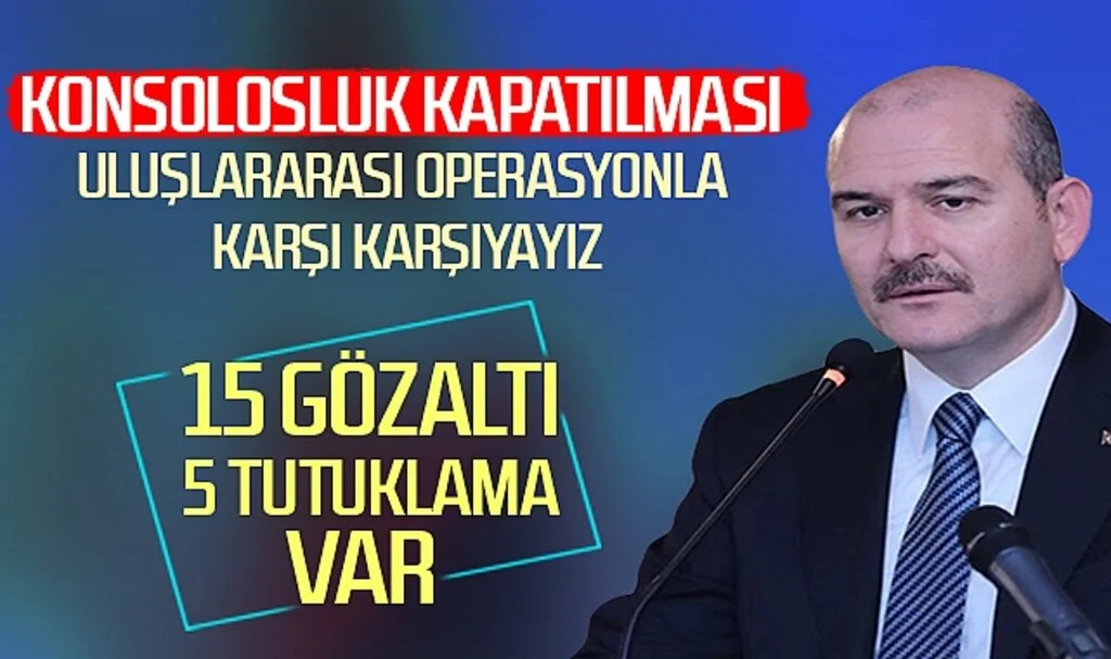 Bakan Soylu'dan konsoloslukların Kapatılmasıyla İlgili Açıklama: Türkiye'ye Psikolojik Harp Yürütülüyor