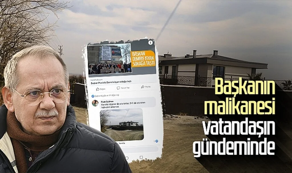 Başkanın malikanesi vatandaşın gündeminde