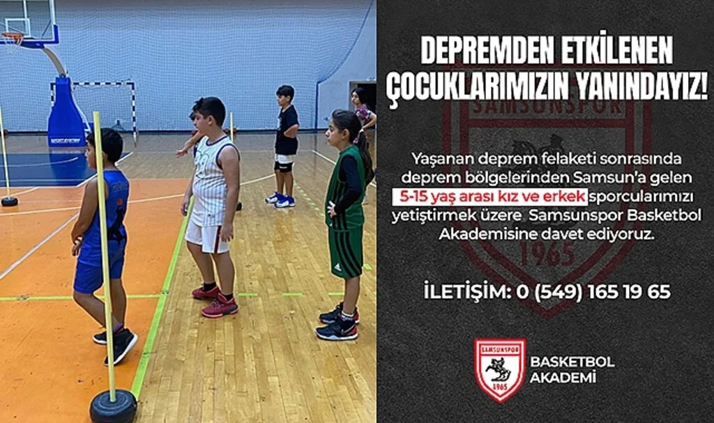 Basketbol Akademisi Kapılarını Çocuklara Açtı