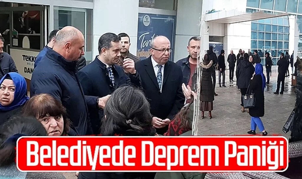 Belediyede Deprem Paniği