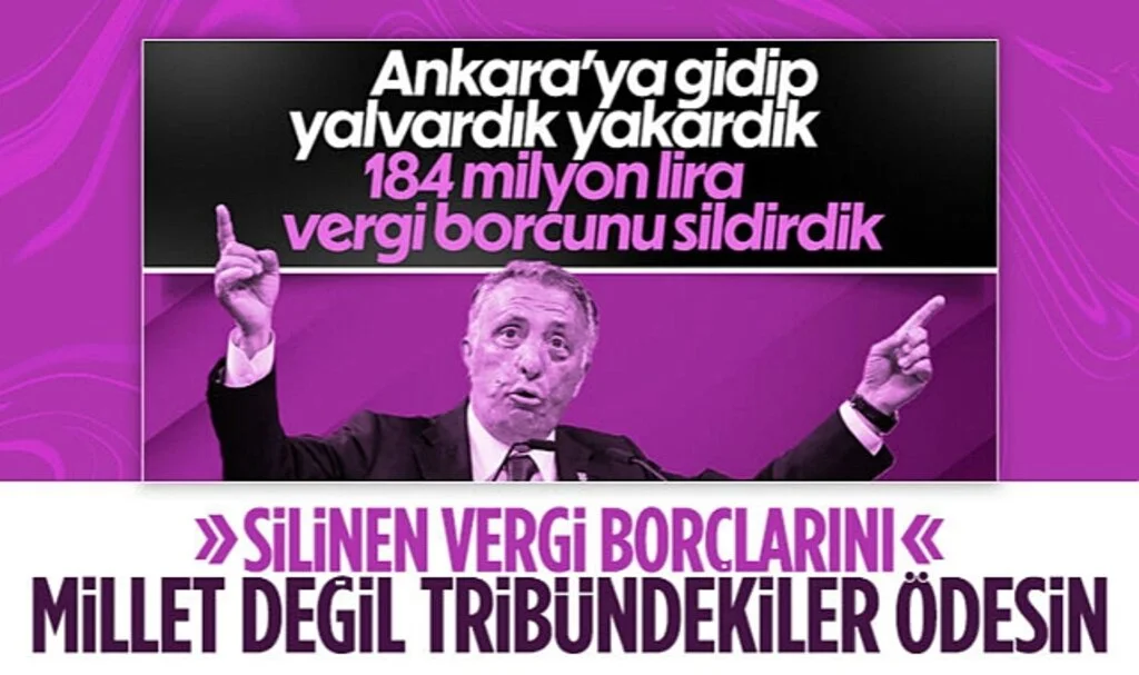 Beşiktaş Taraftarının Sloganları Akıllara Beşiktaş'ın Silinen Vergi Borçlarını Getirdi