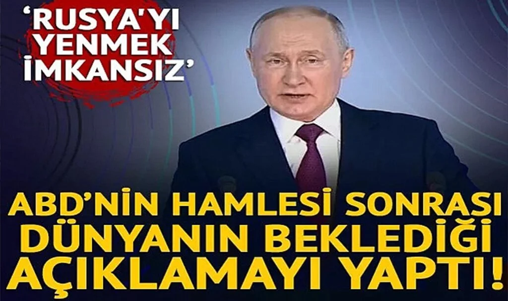 Biden'ın Kiev hamlesi sonrası söz Vladimir Putin'de! Dünyanın beklediği açıklama geldi: 'Şeytanı bile kullanmaktan çekinmezler...'