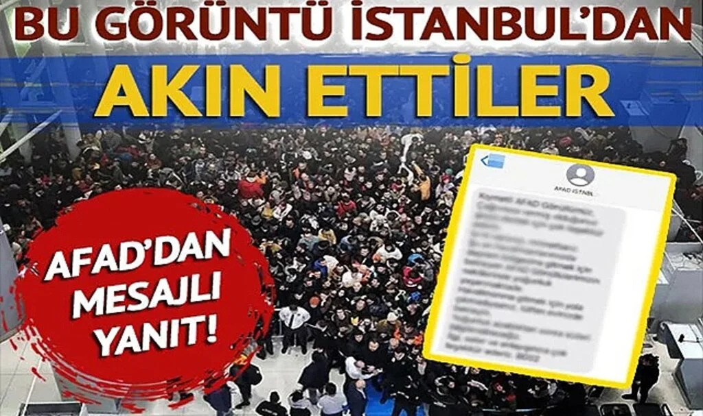 Bu görüntü İstanbul'dan, Gönüllüler akın etti! AFAD'dan mesaj: 'Yola çıkmadıysanız, evinizde bekleyin...'