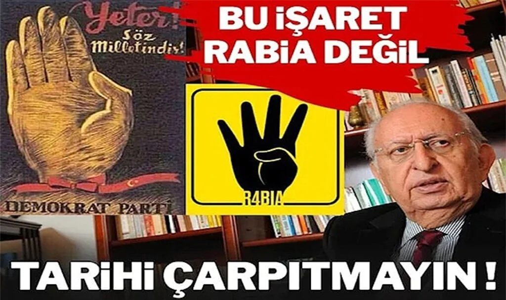 Bu İşaret Rabia Değil Tarihi Çarpıtmayın!