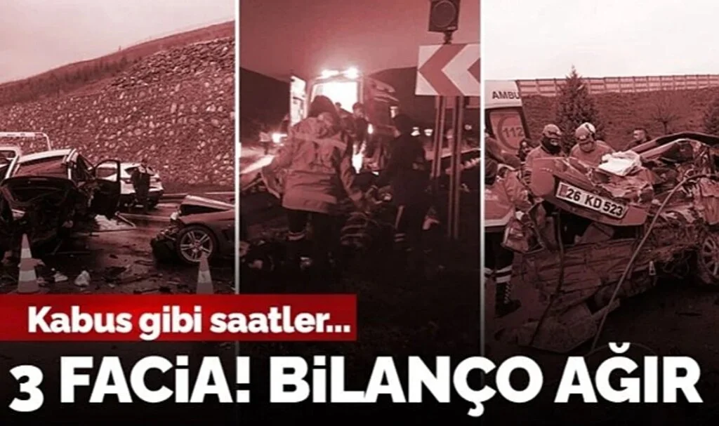 Bursa, Çanakkale, Afyon... 3 Facia Gibi Kaza, Bilanço Çok Ağır!