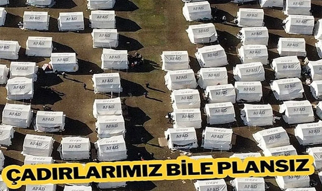 Çadırlarımız Bile Plansız