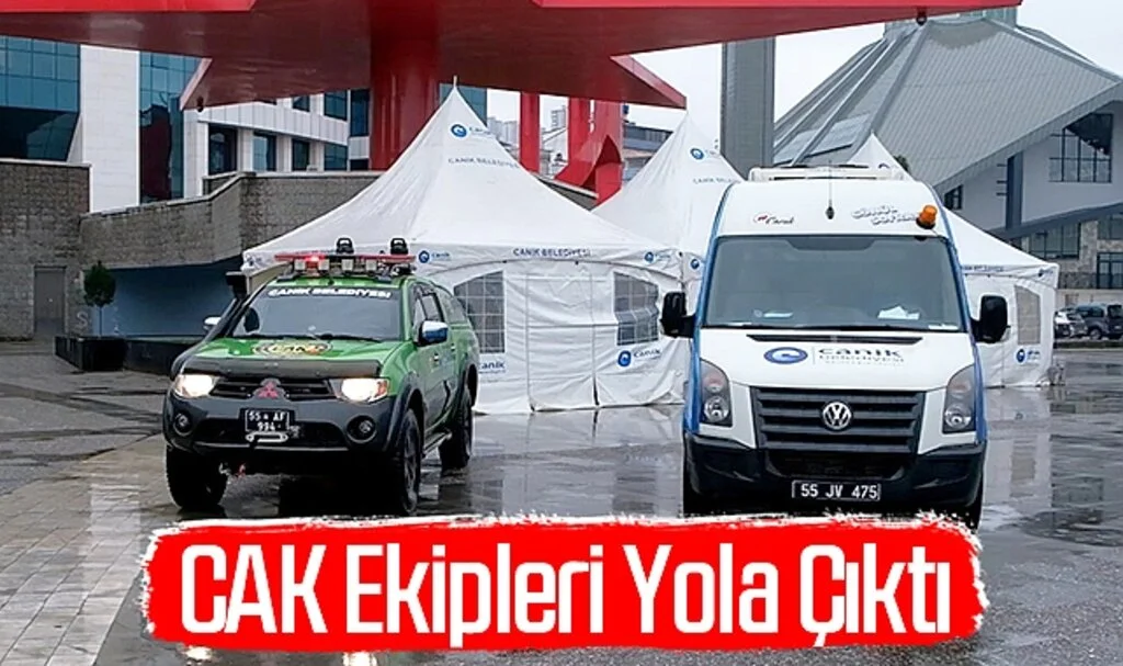 CAK Ekipleri Yola Çıktı