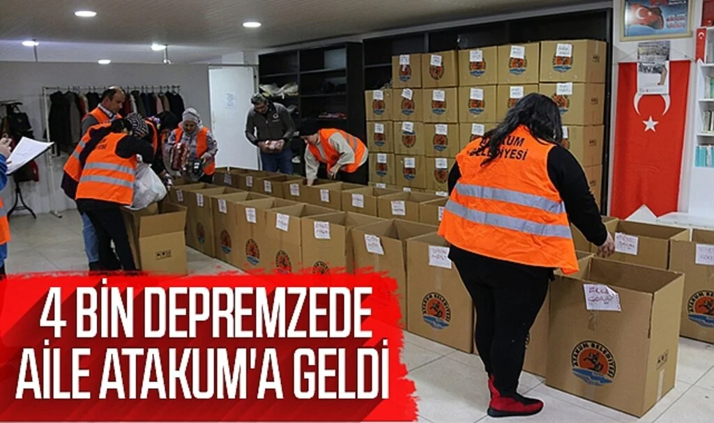Cemil Deveci; 4 Bin Depremzede Aile Atakum'a Geldi