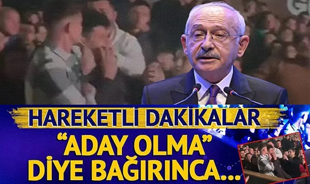 CHP Programında Kılıçdaroğlu'na 'Aday Olma' Tepkisi! Hemen Müdahale Edildi