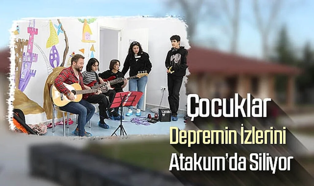 Çocuklar Depremin İzlerini Atakum'da Siliyor