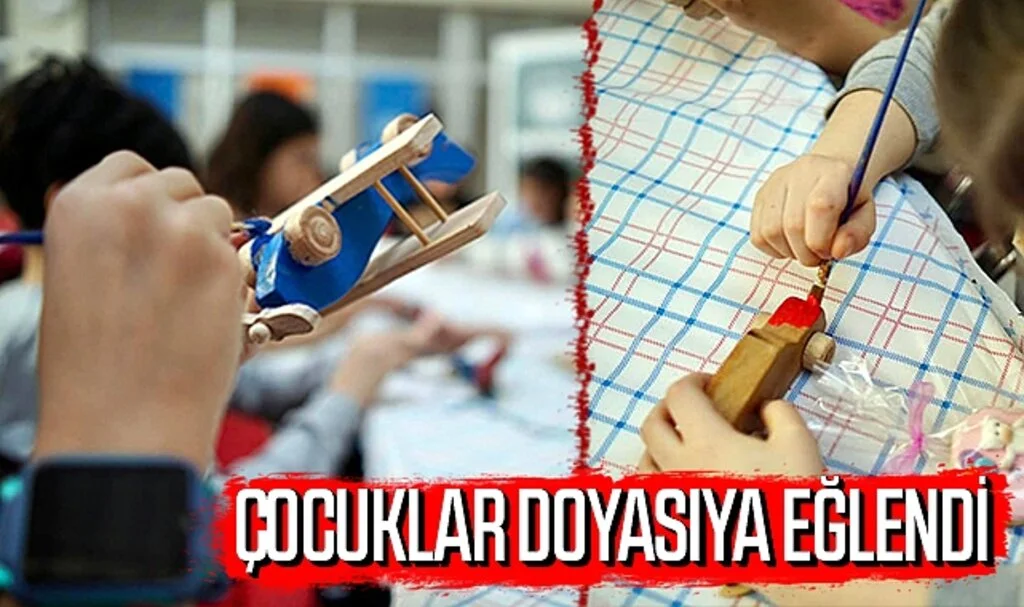 Çocuklar Doyasıya Eğlendi