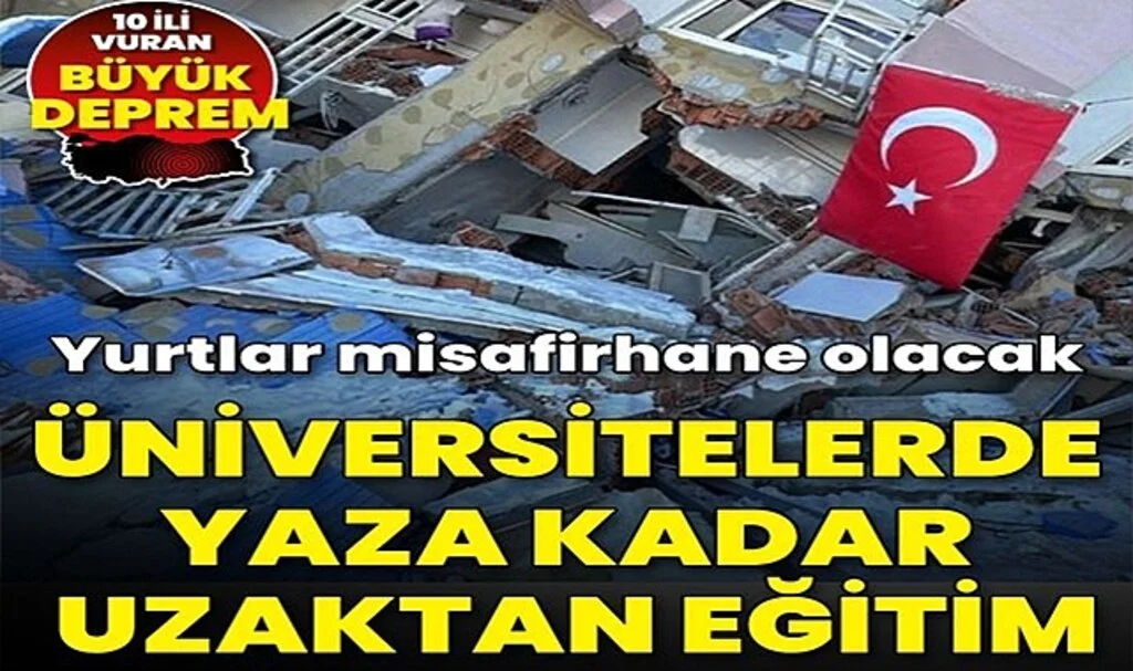 Cumhurbaşkanı Erdoğan Açıkladı! Üniversitelerde Yaza Kadar Uzaktan Eğitim