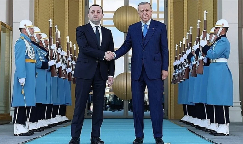 Cumhurbaşkanı Erdoğan, Gürcistan Başbakanı Garibaşvili'yi Kabul Etti