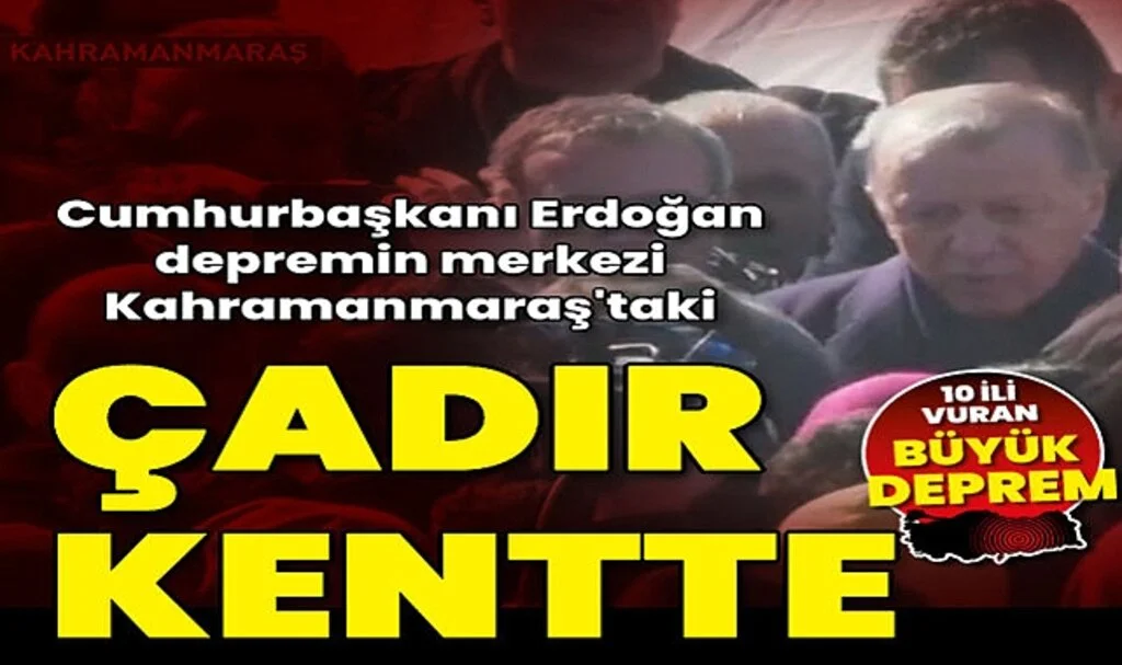 Cumhurbaşkanı Erdoğan Kahramanmaraş'ta