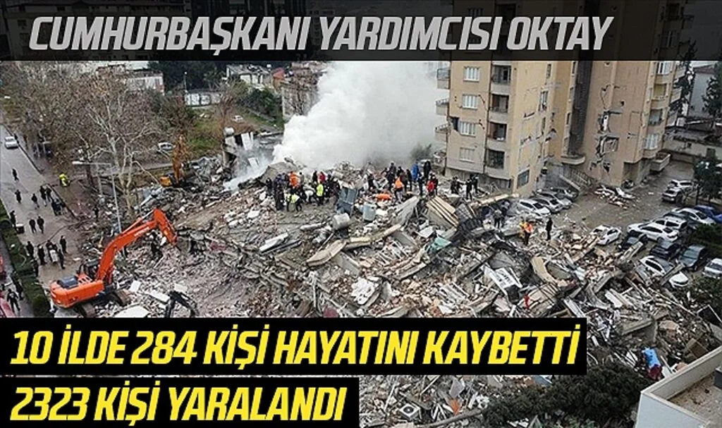 Cumhurbaşkanı Yardımcısı Oktay: 10 İlde 284 Kişi Hayatını Kaybetti, 2323 Kişi Yaralandı