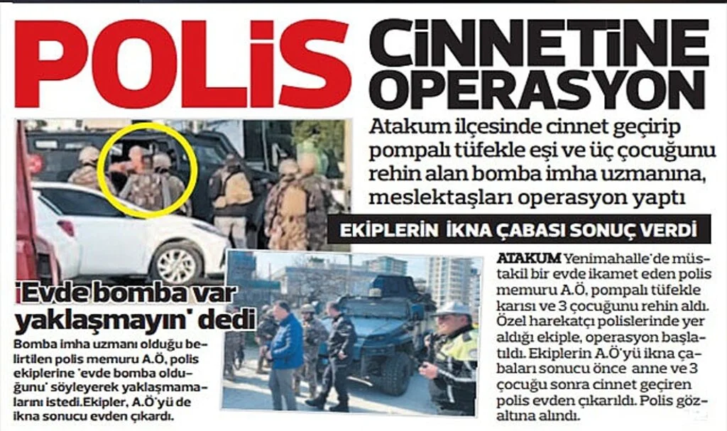 Dehşet Saçan Polis Tutuklandı 