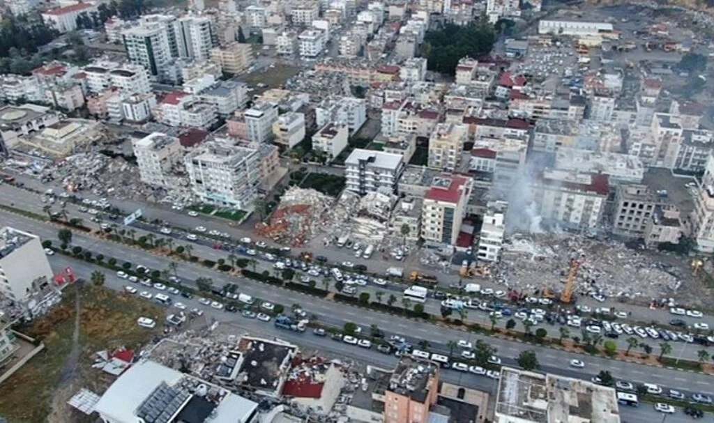 Deprem Bölgesi İskenderun Böyle Görüntülendi